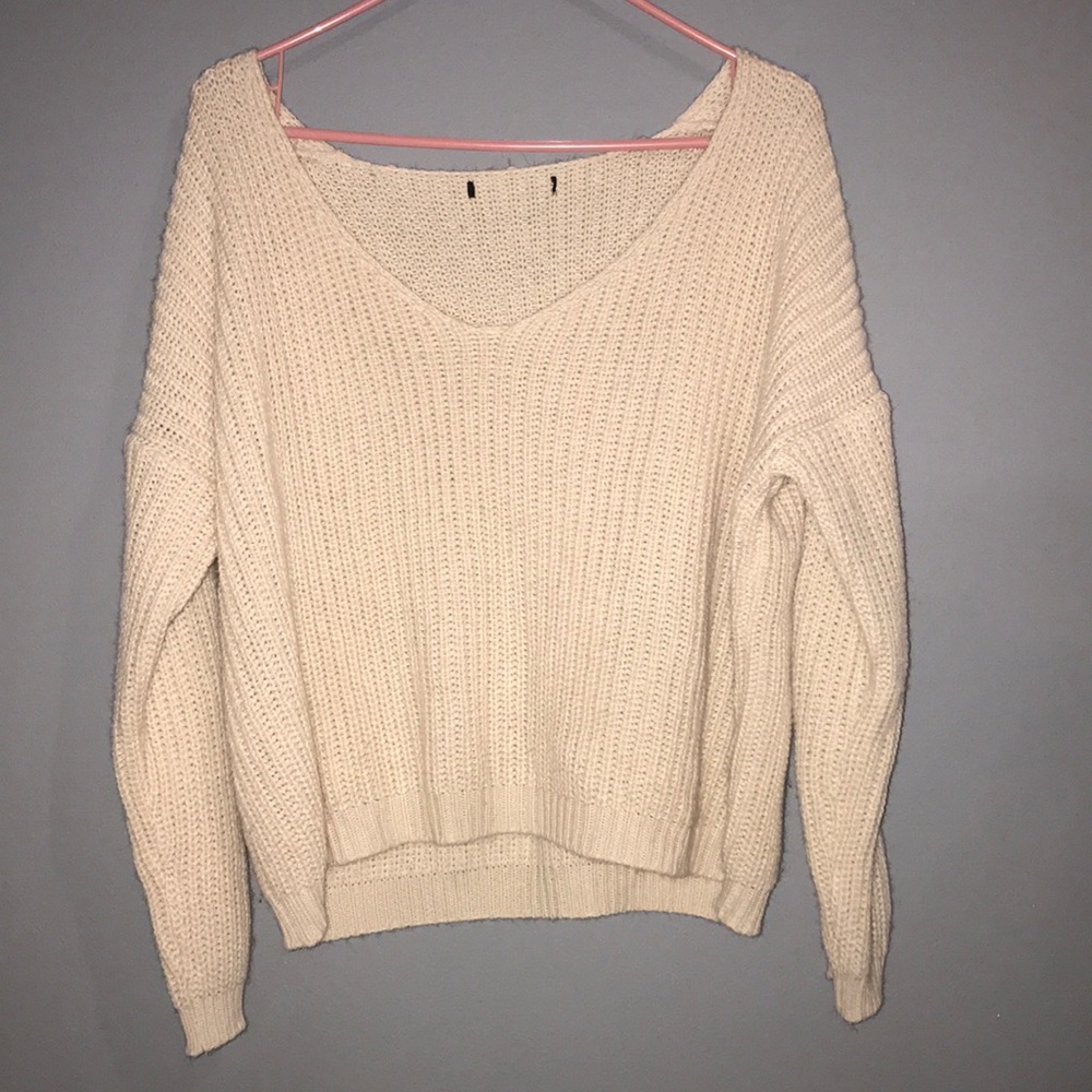Cream Knit Sweater